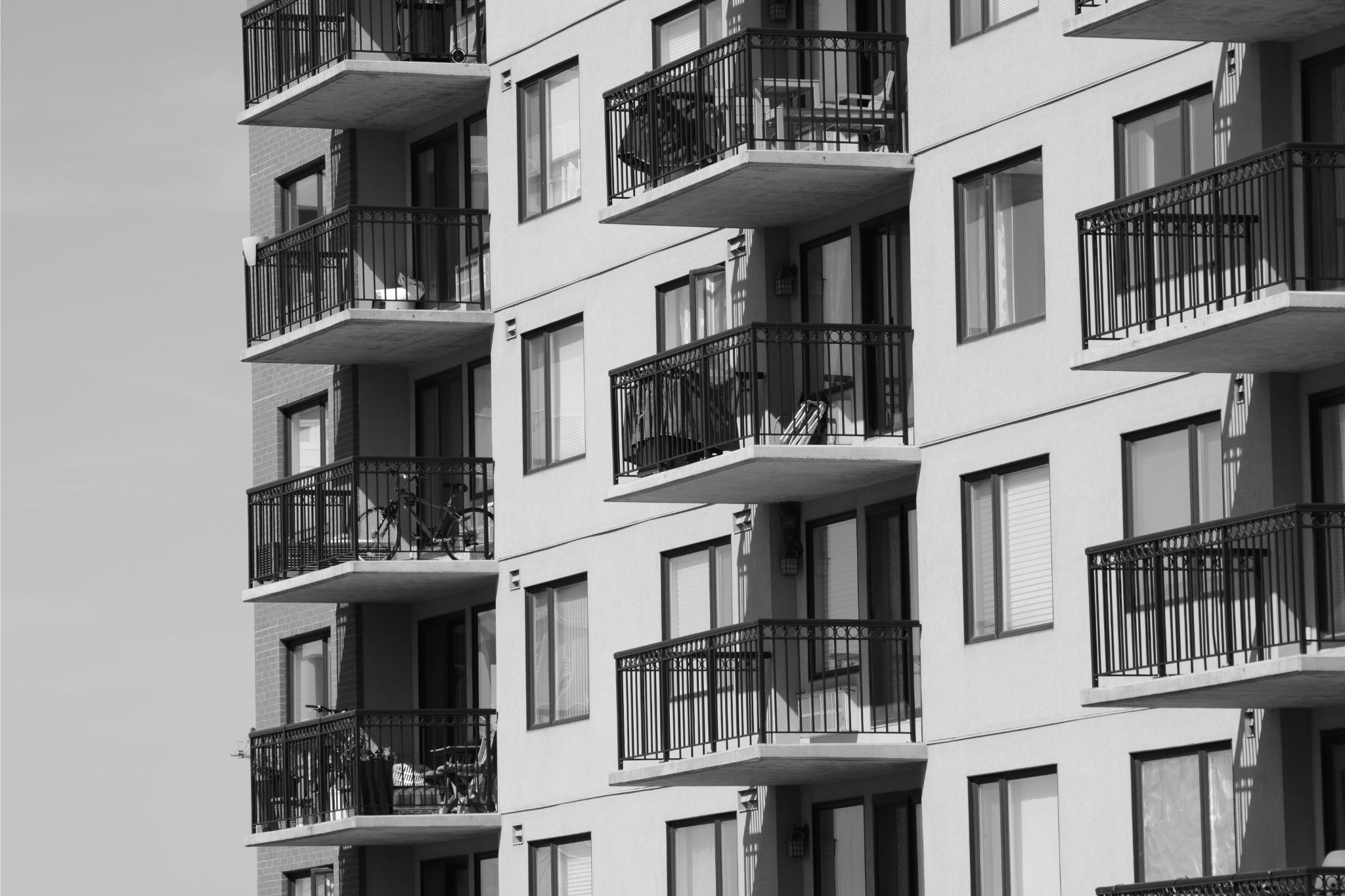 icon apartment building in downtown edmonton
