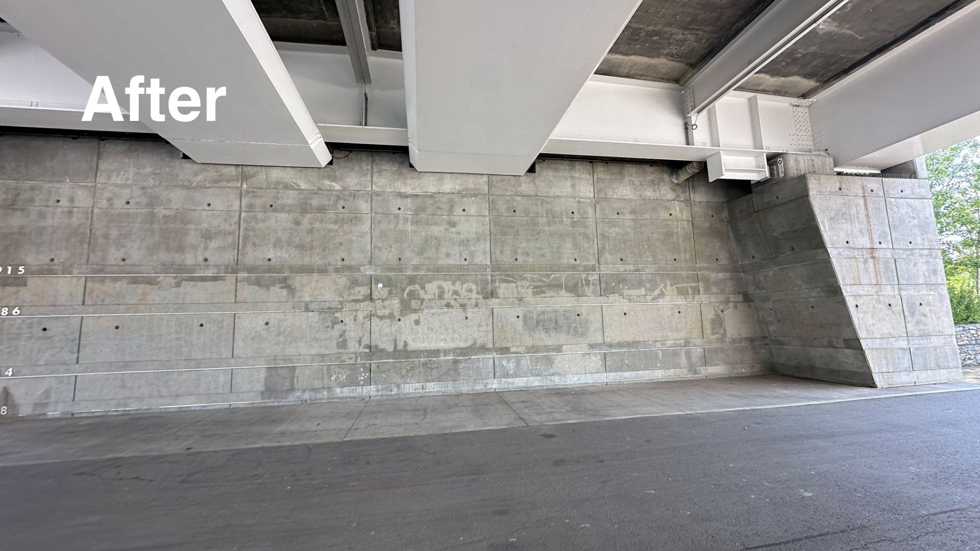 aurora industries graffiti removal walterdale bridge after